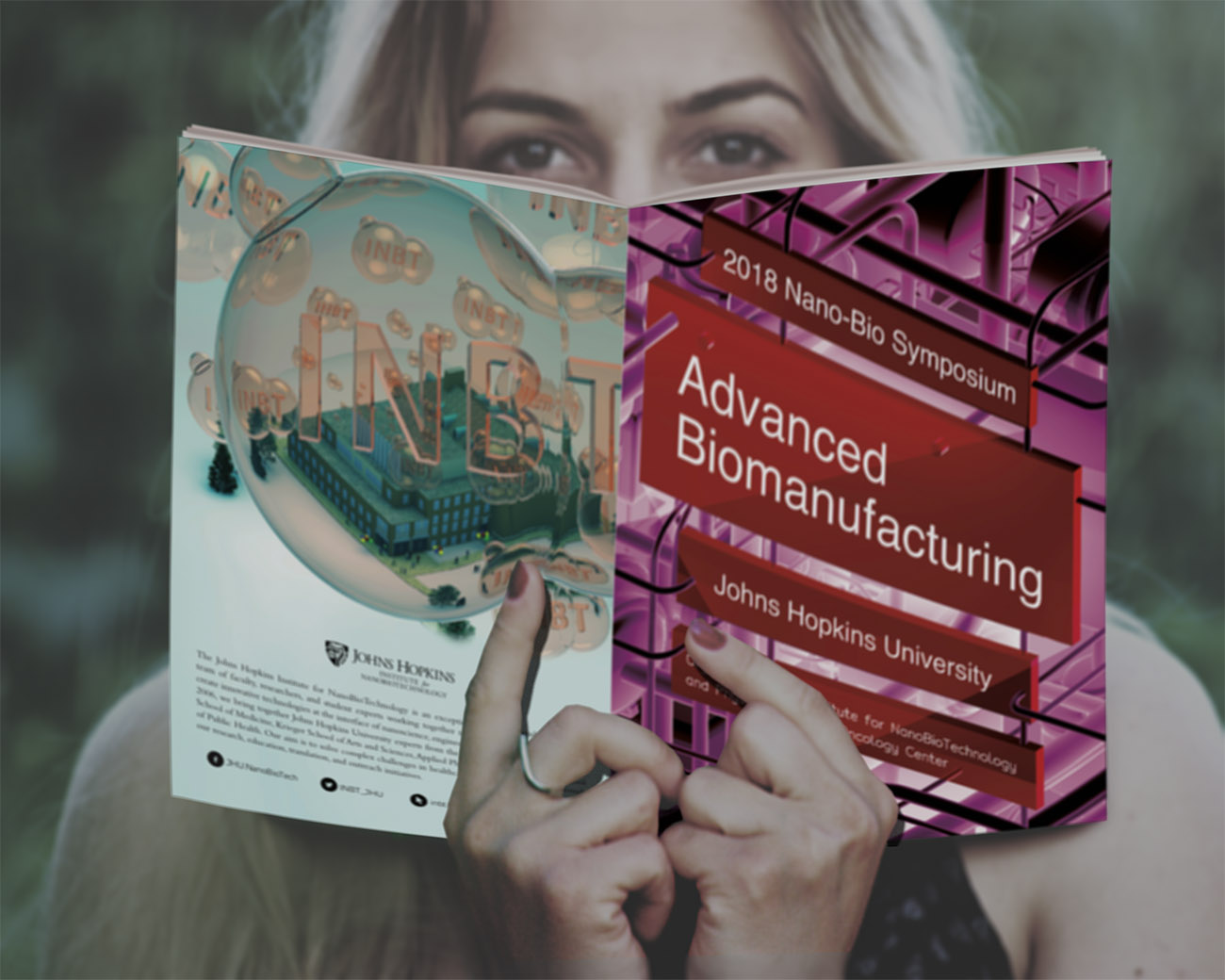 program booklet for the johns hopkins university INBT annual symposium